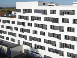 Ein Foto des Gebäudes des LZG in Bochum