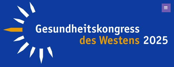 Veranstaltungshinweis für den Gesundheitskongress des Westens 2025